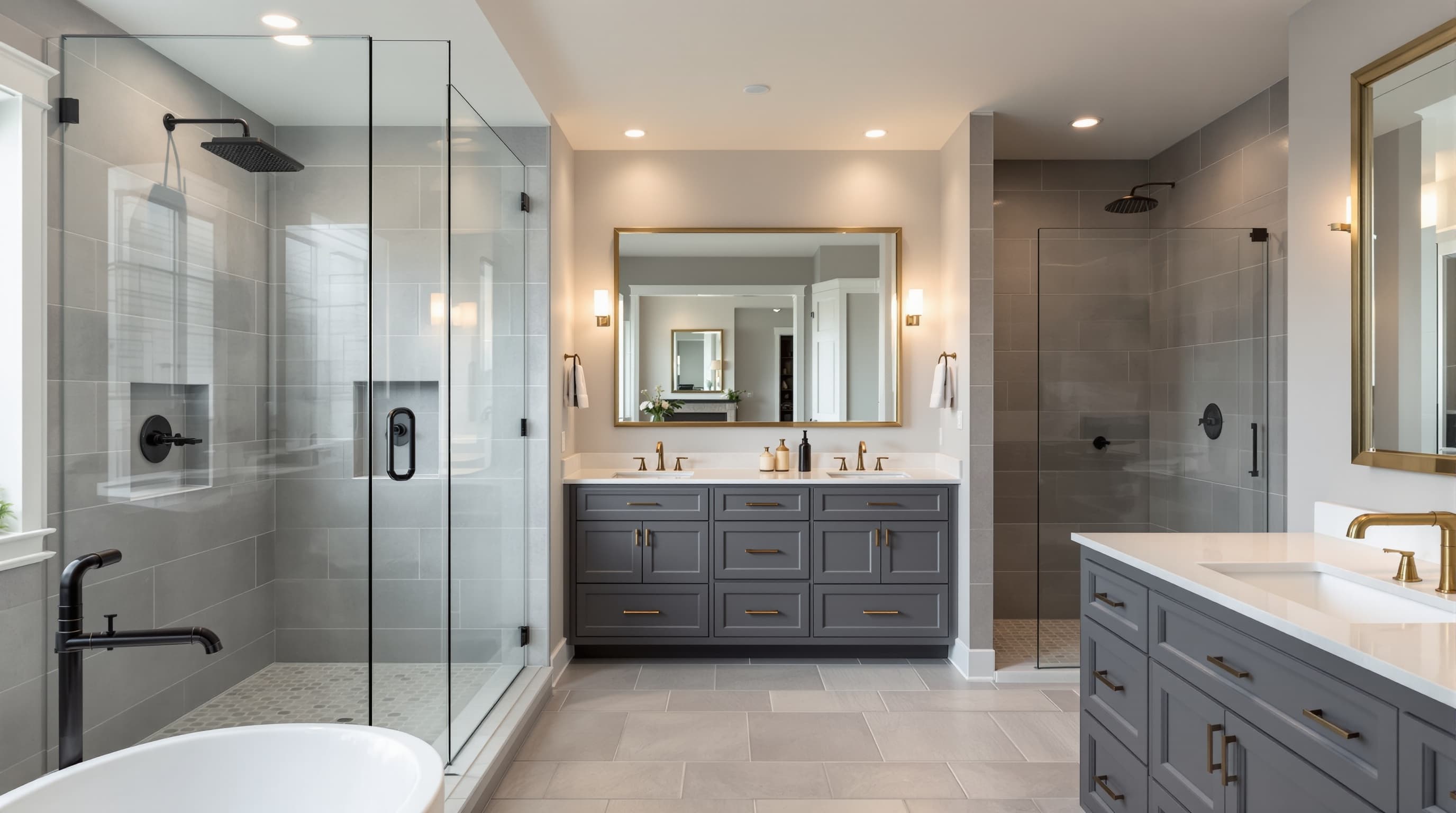 Long Island master bathroom