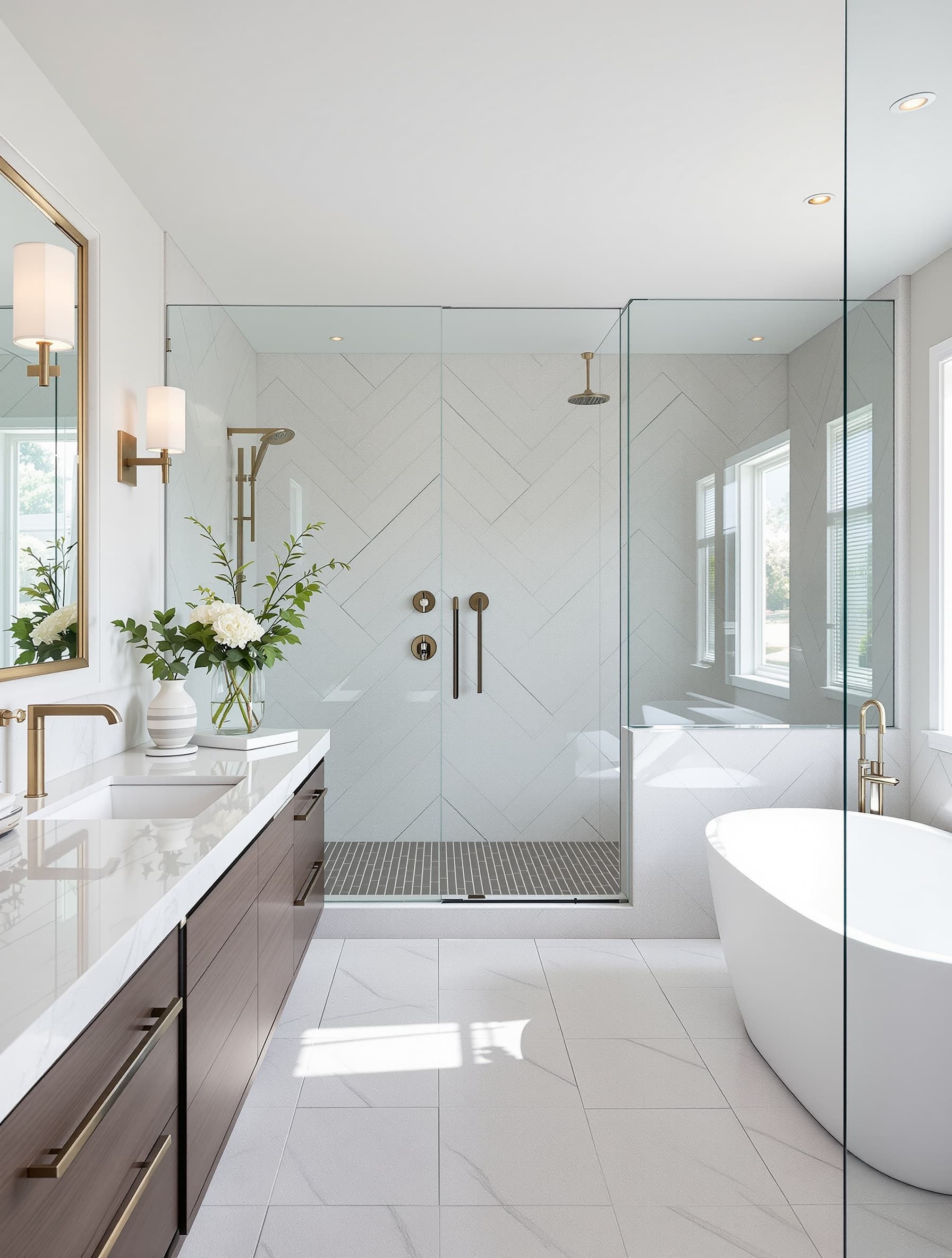 Finished bathroom renovation on Long Island