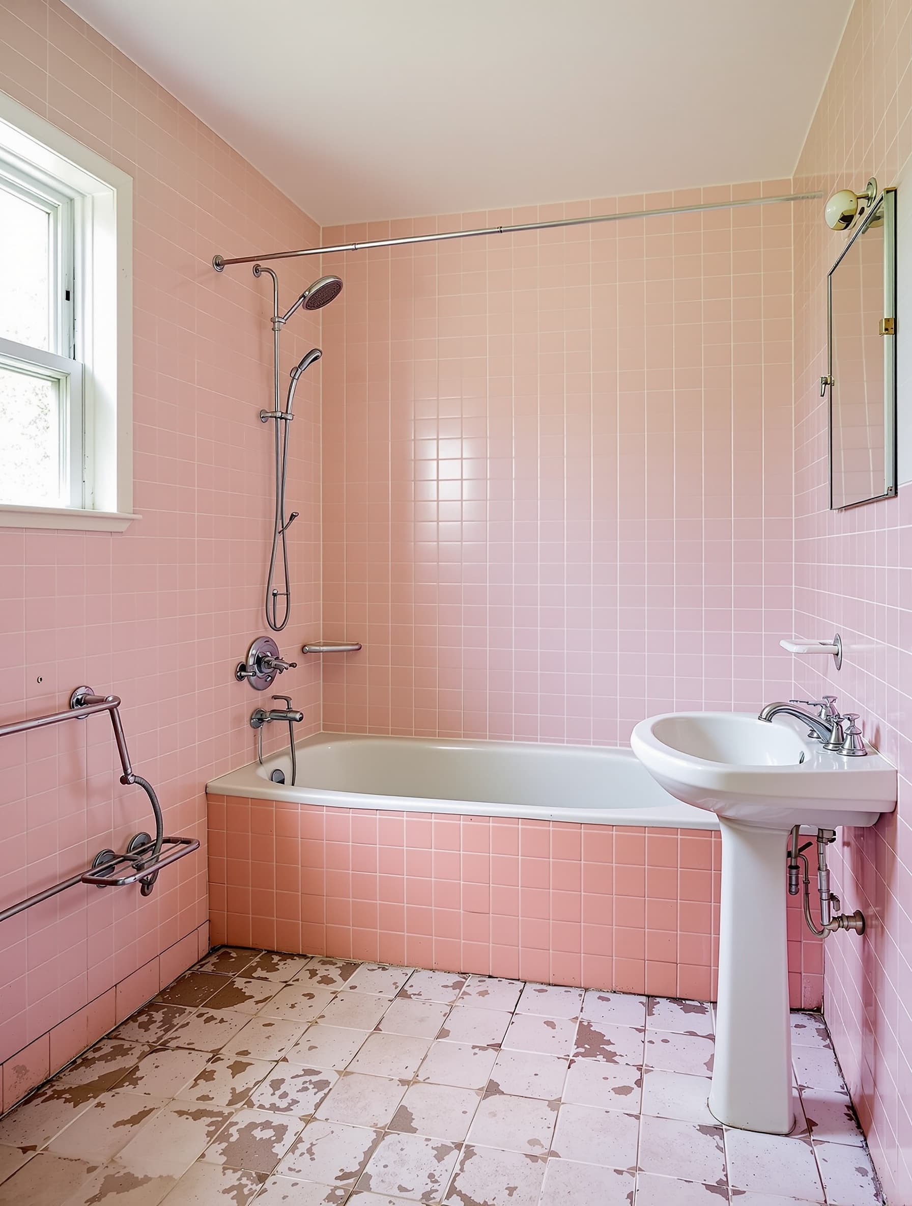 Huntington bathroom before renovation