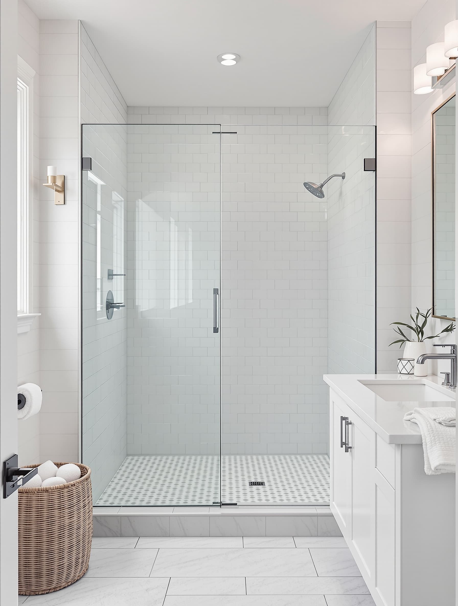 Massapequa bathroom tile installation